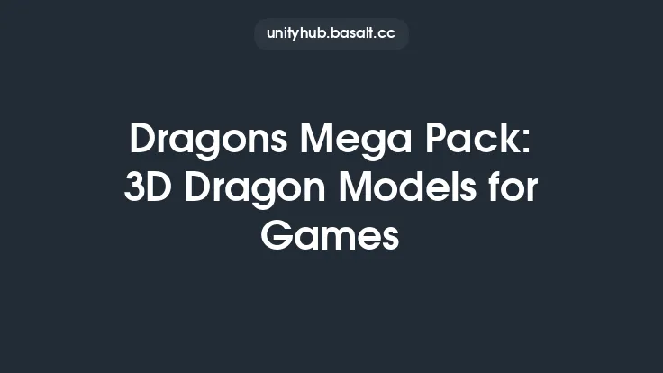 Dragons Mega Pack: 3D Dragon Models for Games Thumbnail