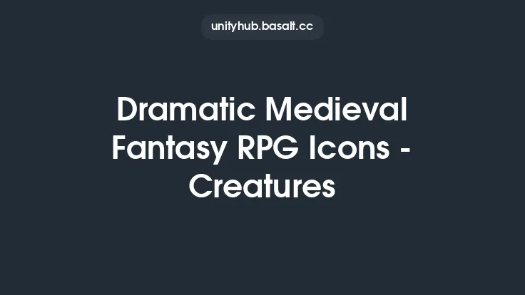 Dramatic Medieval Fantasy RPG Icons - Creatures Thumbnail