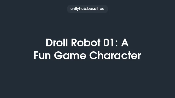 Droll Robot 01: A Fun Game Character Thumbnail