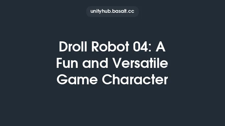 Droll Robot 04: A Fun and Versatile Game Character Thumbnail