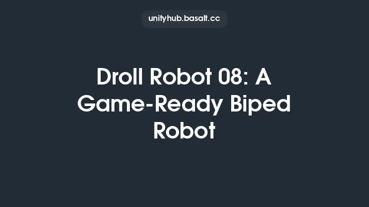 Droll Robot 08: A Game-Ready Biped Robot Thumbnail