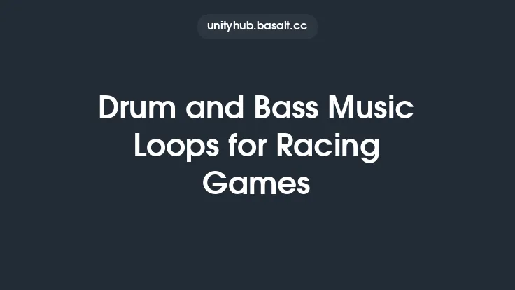 Drum and Bass Music Loops for Racing Games Thumbnail
