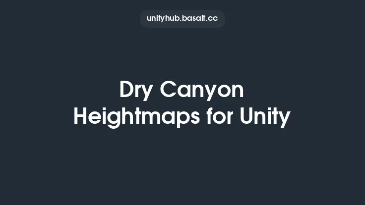 Dry Canyon Heightmaps for Unity Thumbnail