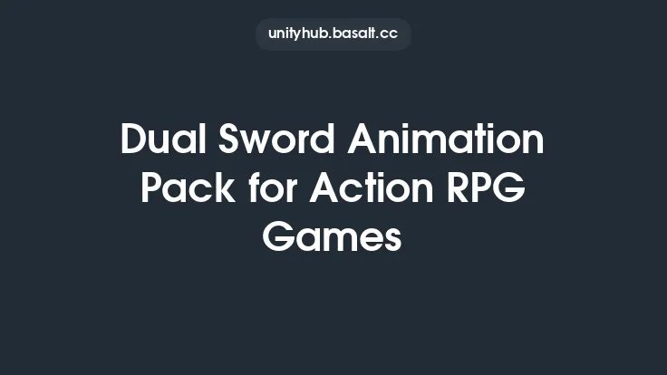 Dual Sword Animation Pack for Action RPG Games Thumbnail
