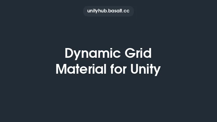 Dynamic Grid Material for Unity Thumbnail