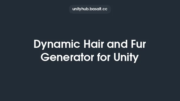 Dynamic Hair and Fur Generator for Unity Thumbnail