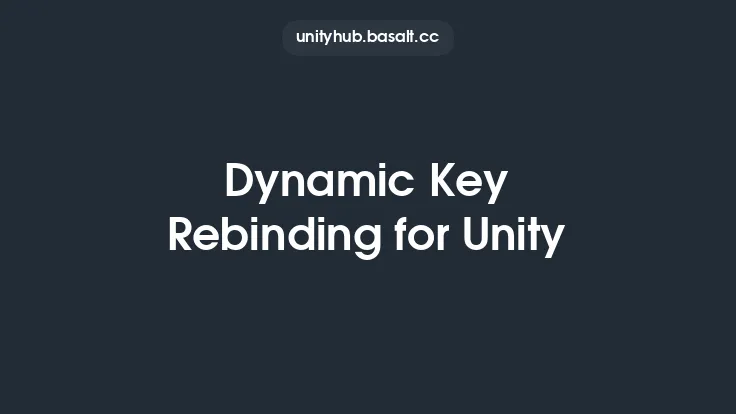 Dynamic Key Rebinding for Unity Thumbnail