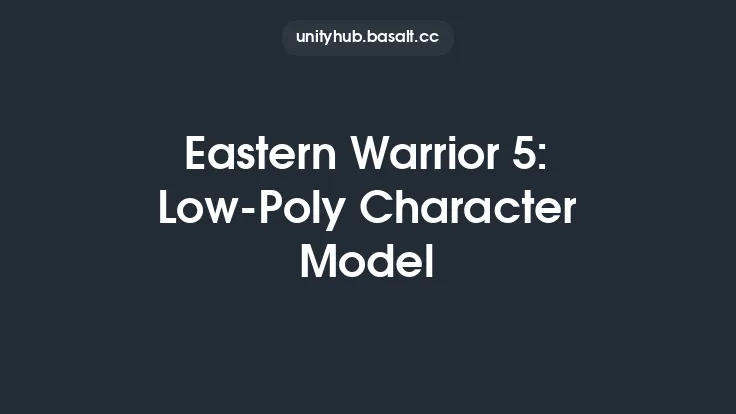 Eastern Warrior 5: Low-Poly Character Model Thumbnail