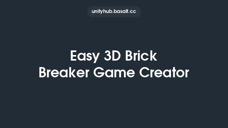 Easy 3D Brick Breaker Game Creator Thumbnail