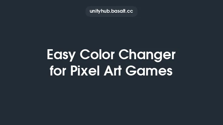 Easy Color Changer for Pixel Art Games Thumbnail