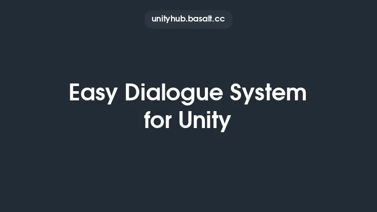 Easy Dialogue System for Unity Thumbnail