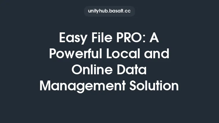 Easy File PRO: A Powerful Local and Online Data Management Solution Thumbnail