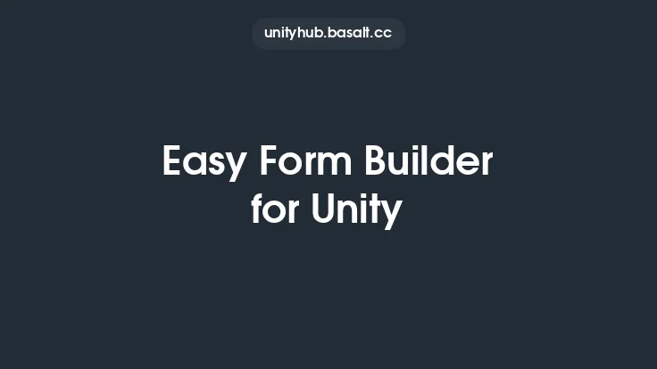 Easy Form Builder for Unity Thumbnail