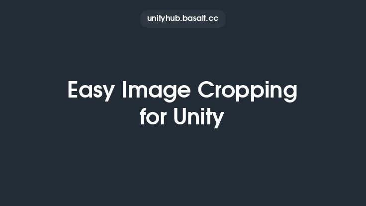 Easy Image Cropping for Unity Thumbnail
