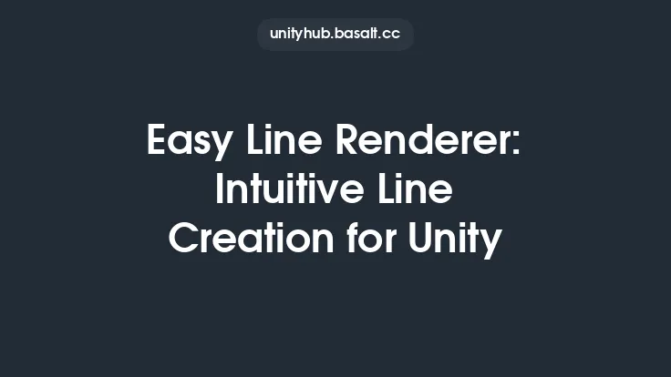 Easy Line Renderer: Intuitive Line Creation for Unity Thumbnail