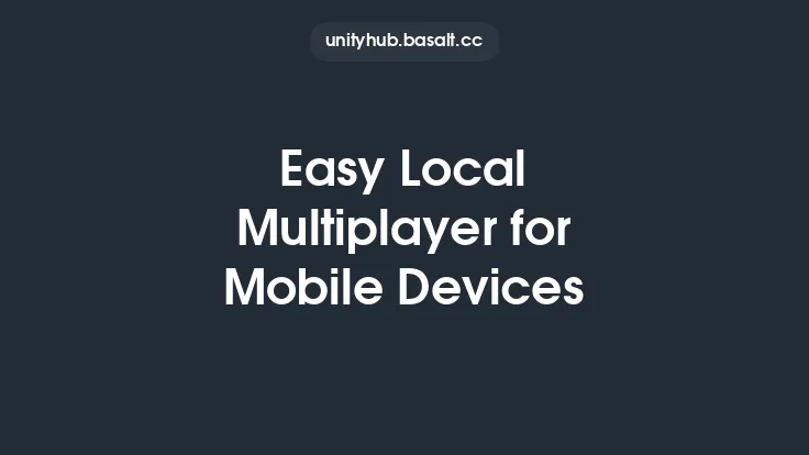 Easy Local Multiplayer for Mobile Devices Thumbnail