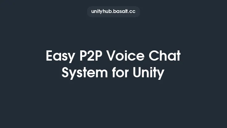 Easy P2P Voice Chat System for Unity Thumbnail