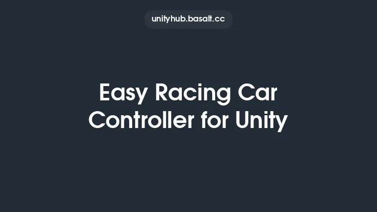 Easy Racing Car Controller for Unity Thumbnail