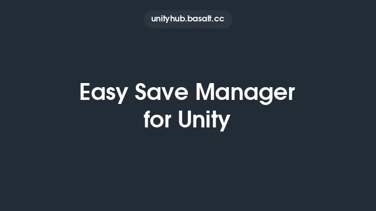 Easy Save Manager for Unity Thumbnail