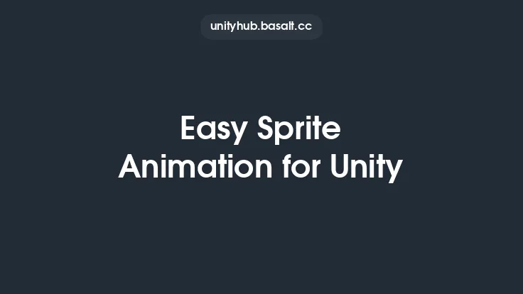 Easy Sprite Animation for Unity Thumbnail