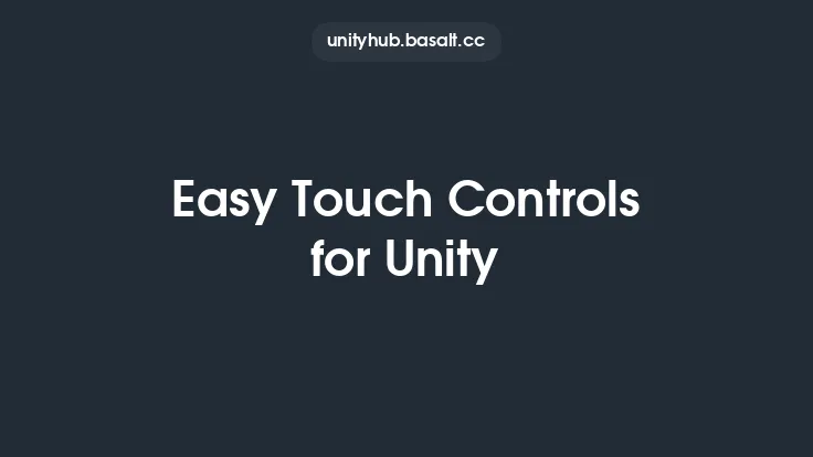 Easy Touch Controls for Unity Thumbnail
