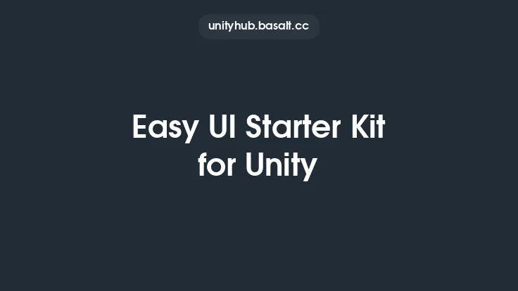 Easy UI Starter Kit for Unity Thumbnail