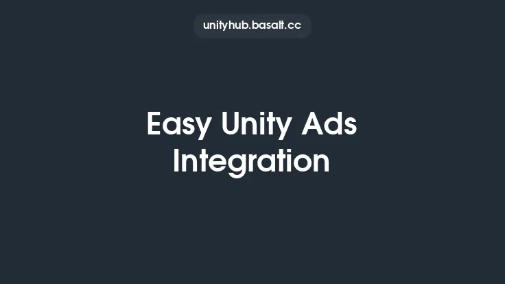 Easy Unity Ads Integration Thumbnail
