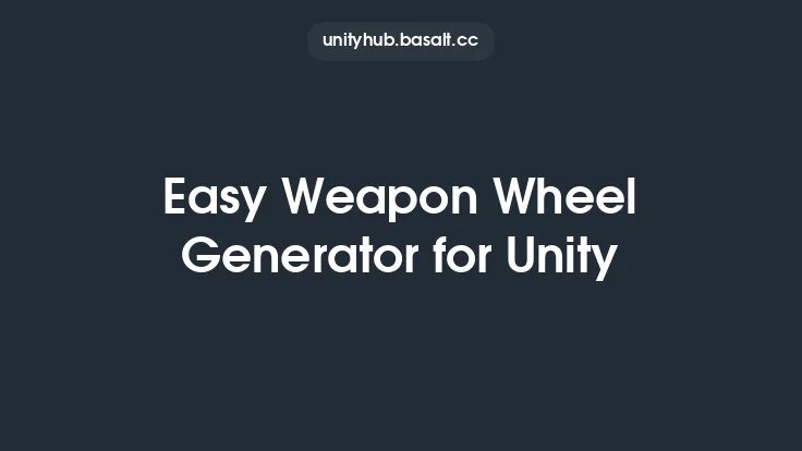 Easy Weapon Wheel Generator for Unity Thumbnail