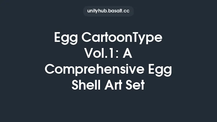 Egg CartoonType Vol.1: A Comprehensive Egg Shell Art Set Thumbnail