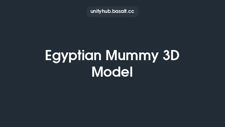 Egyptian Mummy 3D Model Thumbnail