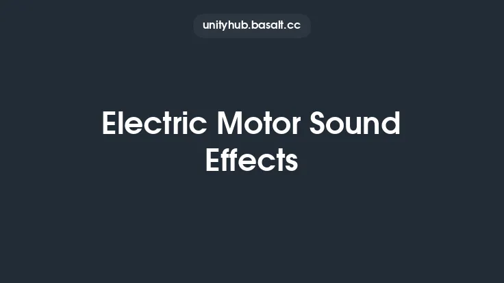 Electric Motor Sound Effects Thumbnail