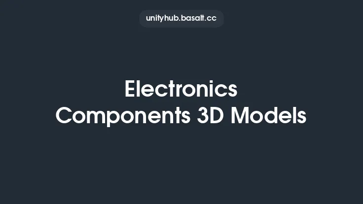 Electronics Components 3D Models Thumbnail