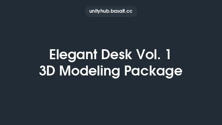 Elegant Desk Vol. 1 3D Modeling Package Thumbnail