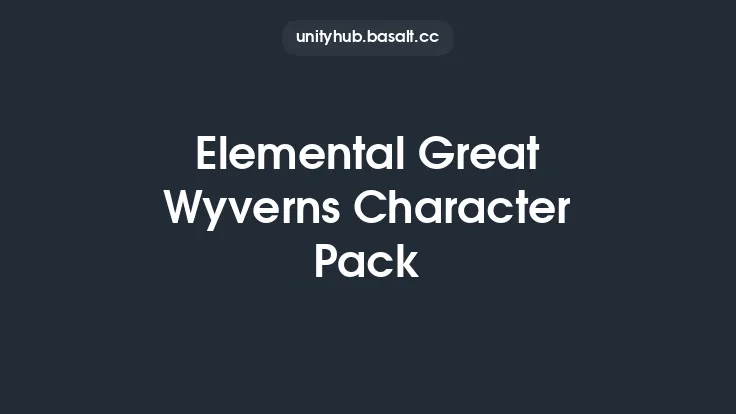 Elemental Great Wyverns Character Pack Thumbnail