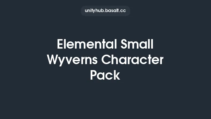 Elemental Small Wyverns Character Pack Thumbnail