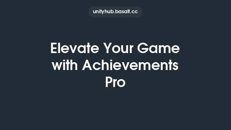 Elevate Your Game with Achievements Pro Thumbnail