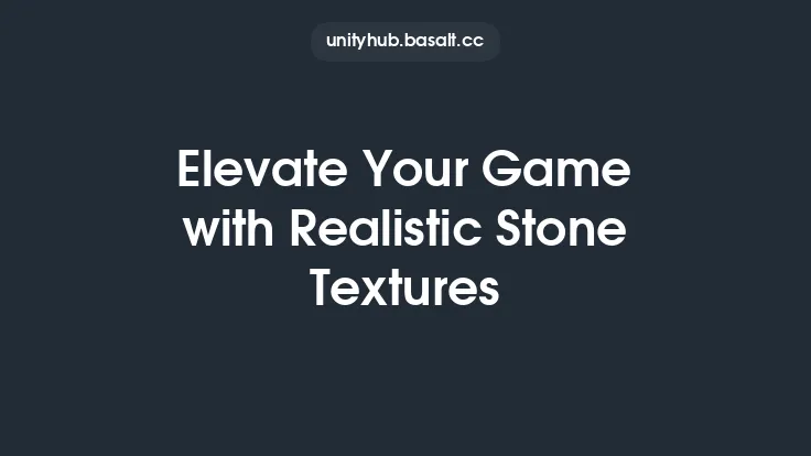 Elevate Your Game with Realistic Stone Textures Thumbnail
