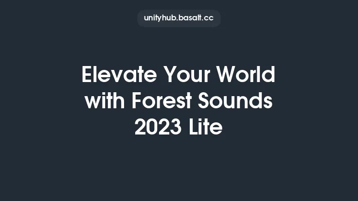 Elevate Your World with Forest Sounds 2023 Lite Thumbnail