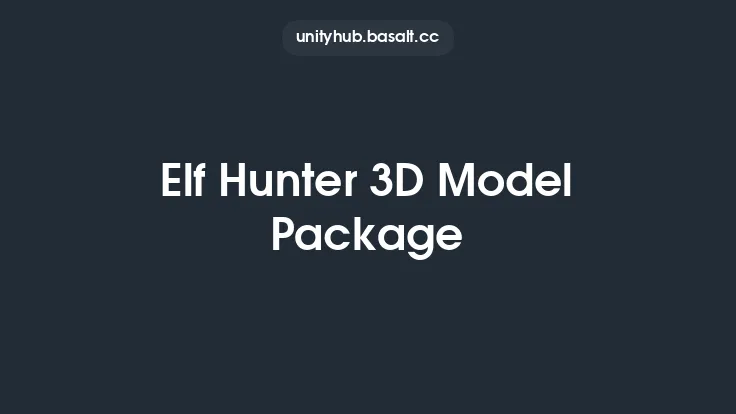 Elf Hunter 3D Model Package Thumbnail