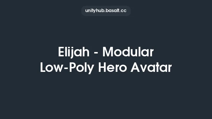 Elijah - Modular Low-Poly Hero Avatar Thumbnail