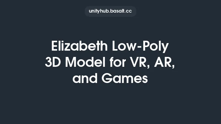 Elizabeth Low-Poly 3D Model for VR, AR, and Games Thumbnail