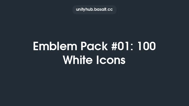 Emblem Pack #01: 100 White Icons Thumbnail