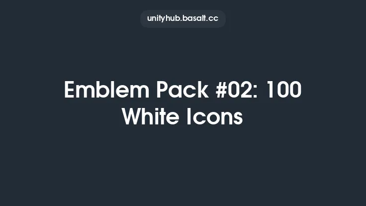 Emblem Pack #02: 100 White Icons Thumbnail