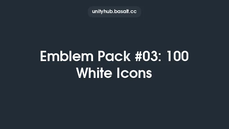 Emblem Pack #03: 100 White Icons Thumbnail