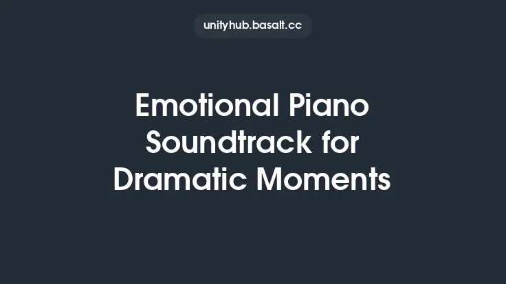 Emotional Piano Soundtrack for Dramatic Moments Thumbnail
