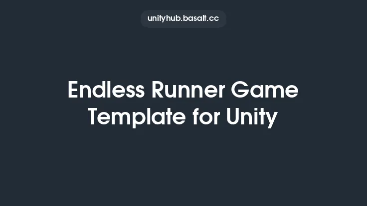 Endless Runner Game Template for Unity Thumbnail