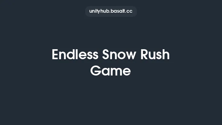 Endless Snow Rush Game Thumbnail
