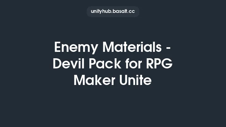 Enemy Materials - Devil Pack for RPG Maker Unite Thumbnail