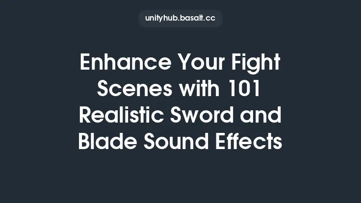 Enhance Your Fight Scenes with 101 Realistic Sword and Blade Sound Effects Thumbnail
