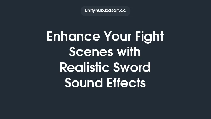 Enhance Your Fight Scenes with Realistic Sword Sound Effects Thumbnail